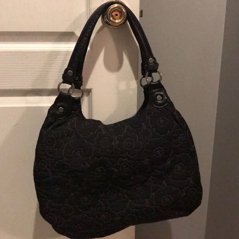 NWOT Thirty-one Black quilted large bag